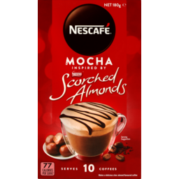 Photo of Nescafe Scorched Almonds Mocha Coffee Sachets 10pk 180g