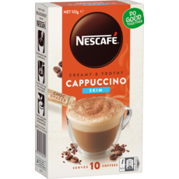 Photo of Nescafe Cafe Menu Skim Cappuccino 10pk