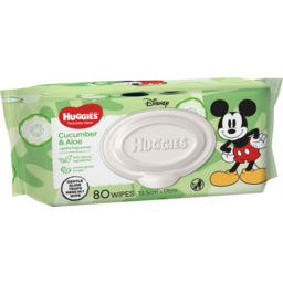 Photo of Huggies Baby Wipes Lightly Fragranced With Cucumber & Aloe 80 Pack