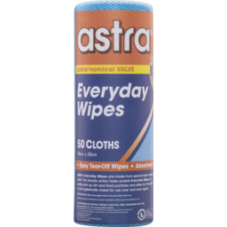Photo of Astra Everyday Wipes 50 Cloths