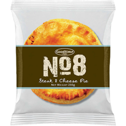 Photo of No8 Steak & Cheese Pie 230g
