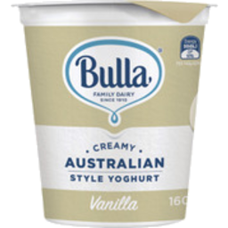Photo of Bulla Australian Style Yoghurt Vanilla 160gm