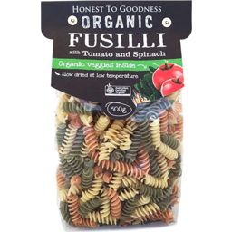 Photo of Honest To Goodness Organic Fusilli Tomato Spinach 500gm