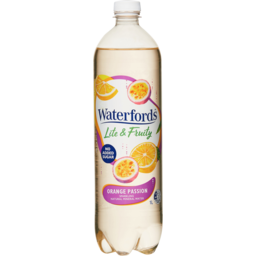Photo of Waterfords Lite & Fruity Orange Passion Sparkling Natural Mineral Water Bottle