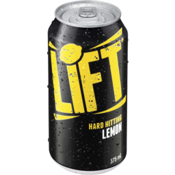 Photo of Lift Hard Hitting Lemon Can 375ml