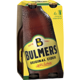Photo of Bulmers Original Cider Bottle 4 Pack 330ml