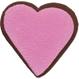 Photo of Molly Woppy Gingerbread Iced Pink Heart