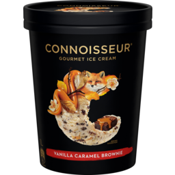 Photo of Connoisseur Vanilla Caramel Brownie Ice Cream