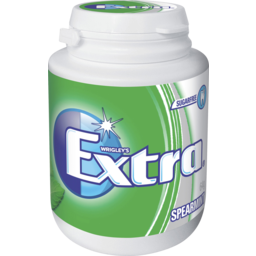 Photo of Extra Spearmint Chewing Gum Sugar Free Bottle 46 Piece 64g