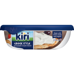 Photo of Kiri Spreadable Cream Cheese Greek Style 200g