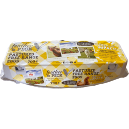 Photo of Feather & Peck Eggs Free Range Extra Lage 12 Pack 700g