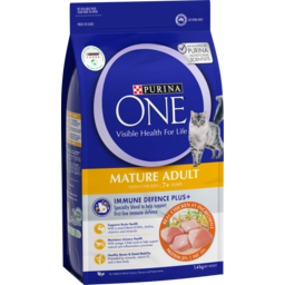 Photo of Purina One Adult Pet Food Dry Mature 7+ Chicken 1.4kg