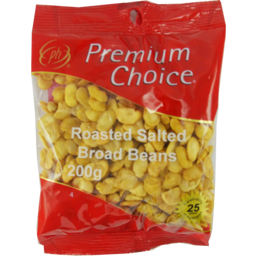 Photo of Premium Choice Broad Beans Roasted Salted 200g