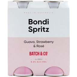 Photo of Batch Bondi Spritz Guava, Strawberry & Rose 4pk