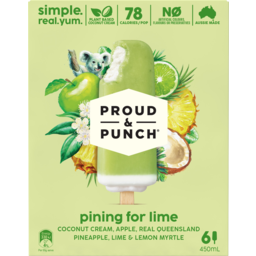 Photo of Proud & Punch Pining For Lime Coconut Pops 6 Pack 450ml