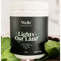 Photo of Welle Essentials Mint Choc Lights Out Latte 200g