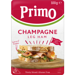 Photo of Primo Champagne Leg Ham Thinly Sliced Gluten Free 100g