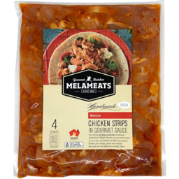 Photo of Melameats Mexican Chicken Strips In Gourmet Sauce