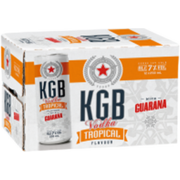 Photo of KGB 7% Vodka Tropical Guarana Cans