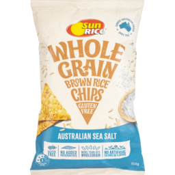 Photo of Sunrice Gluten Free Sea Salt Brown Rice Chips