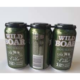 Photo of Wild Boar Bourbon & Cola 12% 375ml 3 Pack