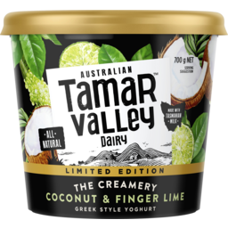 Photo of Tamar Valley Dairy Coconut & Finger Lime Yoghurt 700g