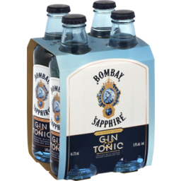 Photo of Bombay Sapphire Gin and Tonic Bottles