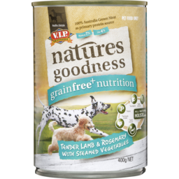 Photo of Natures Goodness Dog Food Tender Lamb Rosemary & Steamed Vegetables 400g