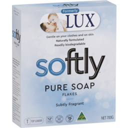 Photo of Softly Pure Soap Flakes Subtly Fragrant 700g 700g