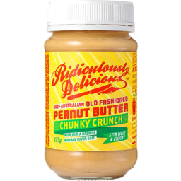 Photo of RIDICULOUSLY DELICIOUS Chunky Crunch Peanut Butter