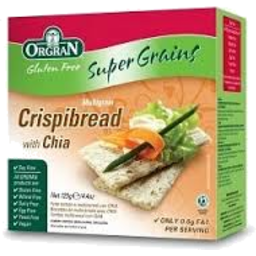 Photo of Orgran Gluten Free & Dairy Free Crispbread With Chia 125g