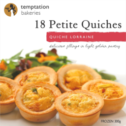 Photo of Temptation Bakeries Lorraine Petite Quiches