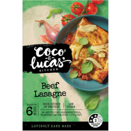 Photo of Coco & Lucas Beef Lasagne 270gm