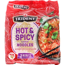 Photo of Trident Instant Noodles Hot & Spicy 4 Pack