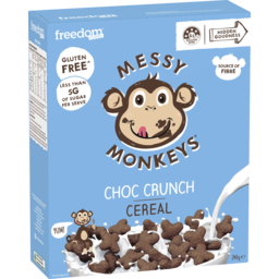 Photo of Freedom Foods Messy Monkeys Choc Crunch Cereal