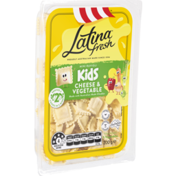 Photo of Latina Fresh Kids Mini Ravioli Pasta Cheese & Vegetable 200g