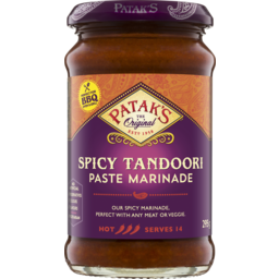 Photo of Patak's Paste Marinade Spicy Tandoori 295 G