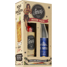 Photo of Sailor Jerry Spiced Rum 700ml + Ginger Ale 500ml Gift Set