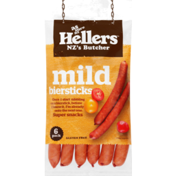 Photo of Hellers Biersticks Mild 6 Pack 