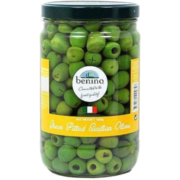Photo of Benino Green Sicilian Olives 280g