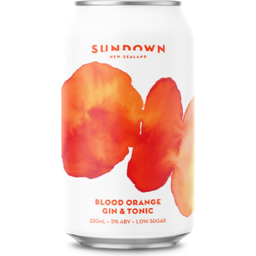 Photo of Sundown Blood Orange Gin & Tonic Cans