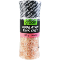Photo of The Market Grocer Himalan Pink Salt Grinder 100g