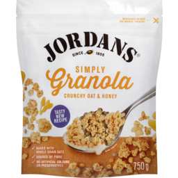 Photo of Jordans Simply Granola Crunchy Oat & Honey 750gm