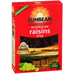 Photo of Sunbeam Raisins Sundried 375g