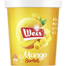 Photo of Weis Ice Cream Sorbet Mango Tr 1l