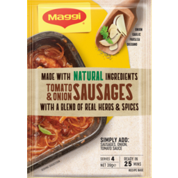 Photo of Maggi Recipe Base Tomato & Onion Sausages 39g