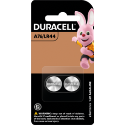 Photo of Duracell Specialty A76/Lr44 Button 2 Pack Batteries