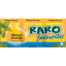 Photo of Raro Sachets Drink Mix Mango Orange 3 Pack