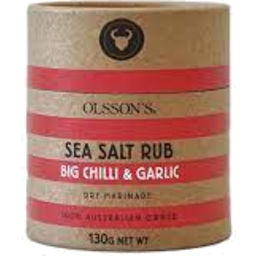 Photo of Olsson's Sea Salt Rub Big Chilli & Garlic 110gr