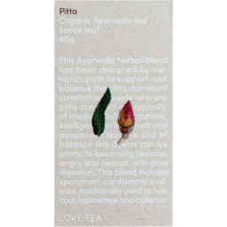 Photo of LOVE TEA Ayurvedic Pitta Loose Leaf Tea 60g